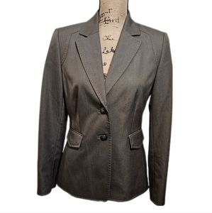 Tahari Arthur S. Levine Gray Blazer Size 4
